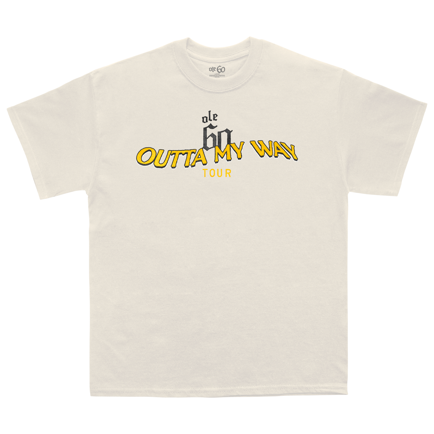 Outta My Way Tour 2025 Ivory Tee