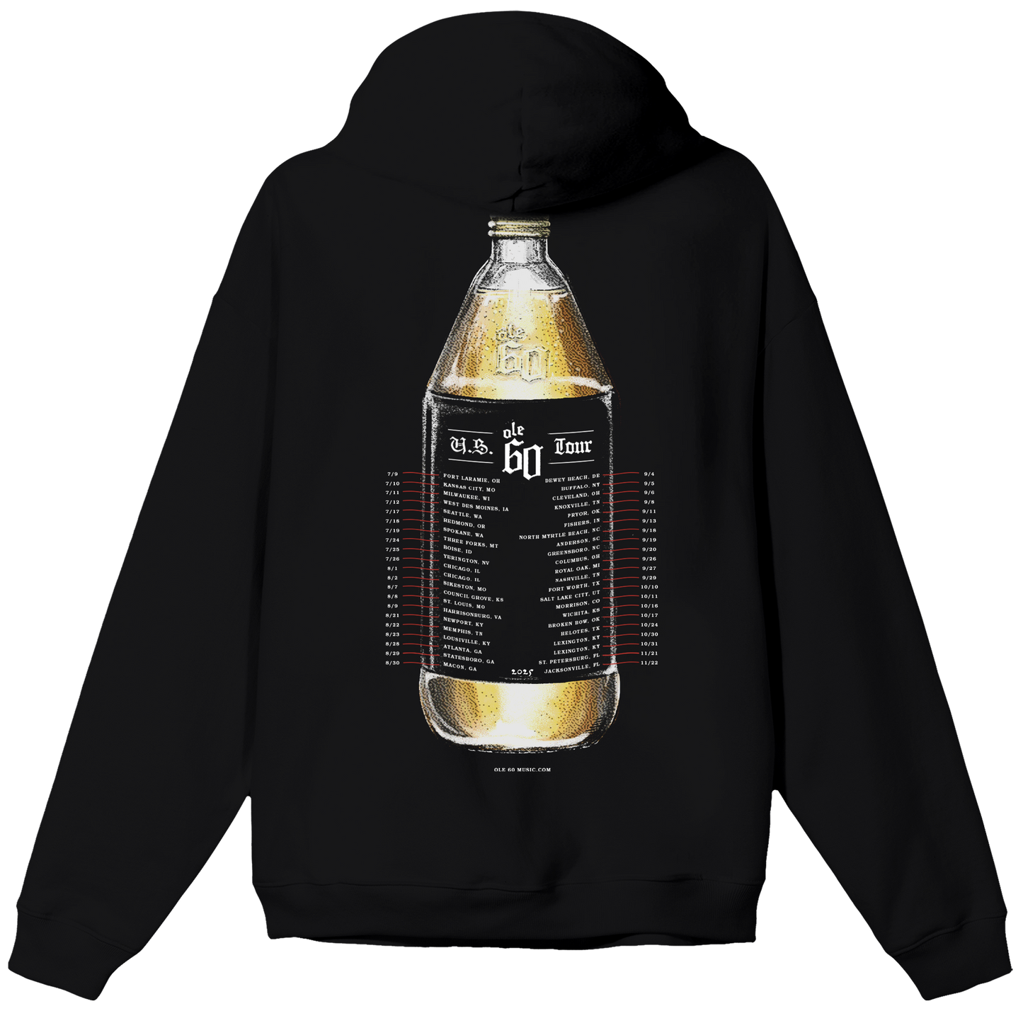 40oz Black Hoodie