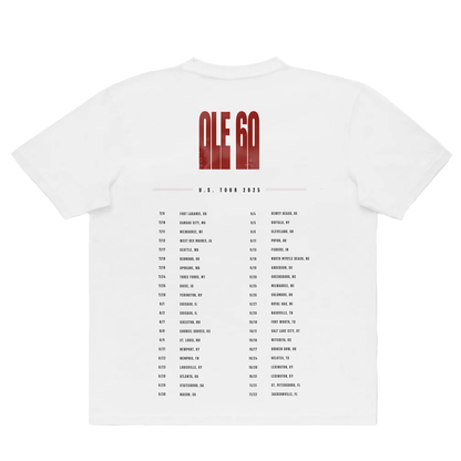 2025 White Tour Tee